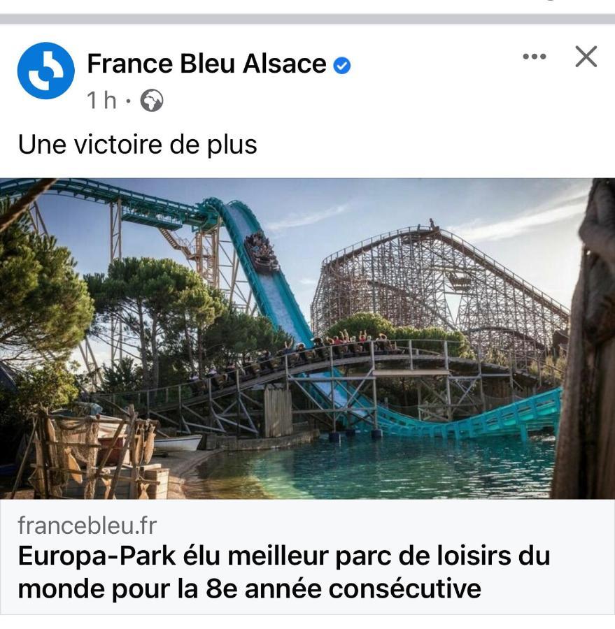 Ferienwohnung Location Mh Situee A 15 Mn D Europa Park Et Rulantika Boofzheim Exterior foto